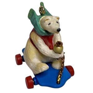Hallmark 1999 “Roll-a-Bear” Christmas Ornament